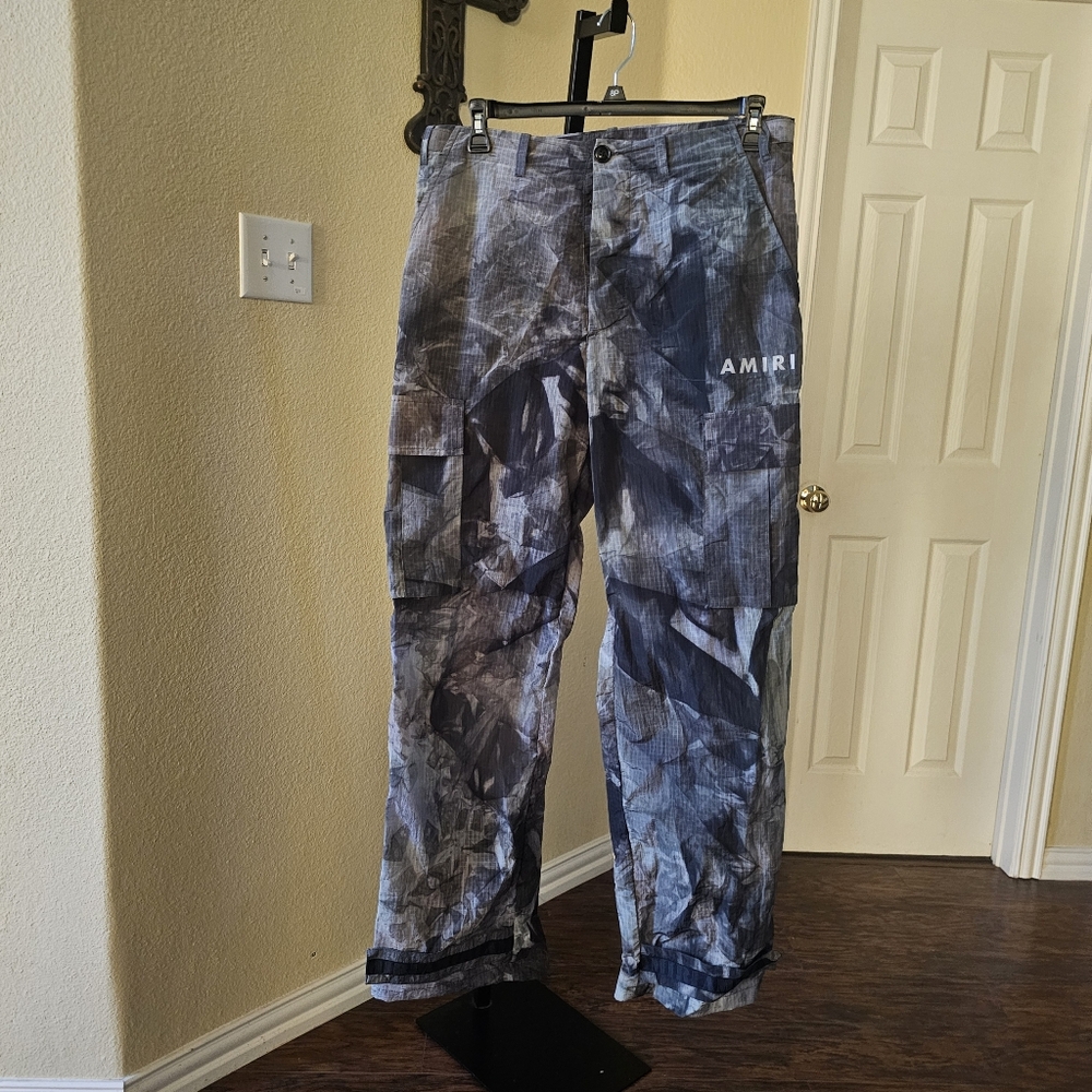 AMIRI Green Camouflage Cargo Pants - Picture 9 of 16